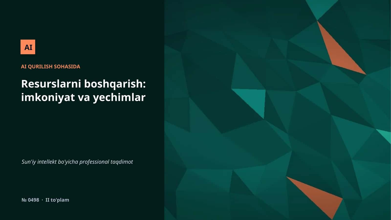 AI QURILISH SOHASIDA 1