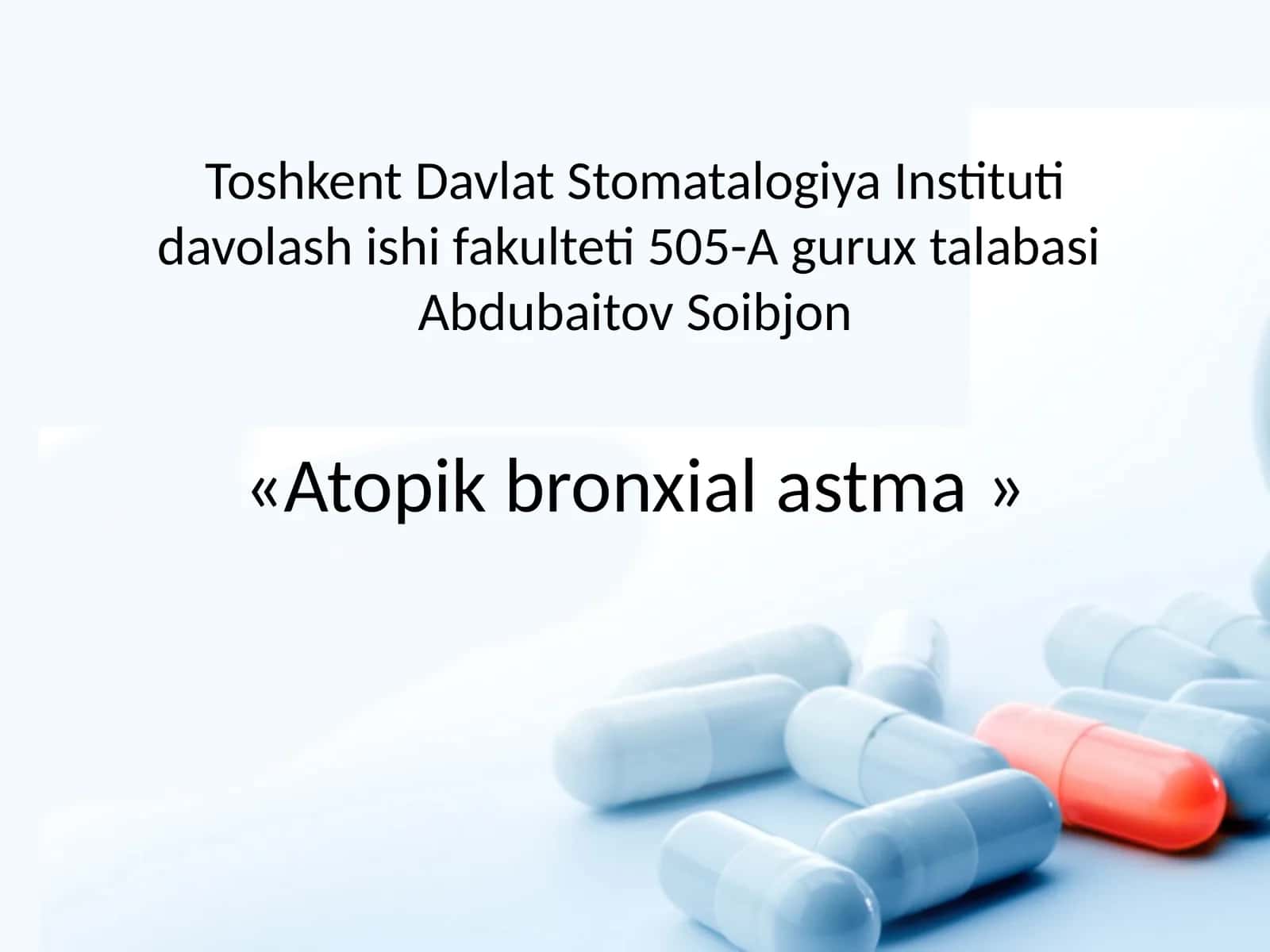 Atopik bronxial astma 1