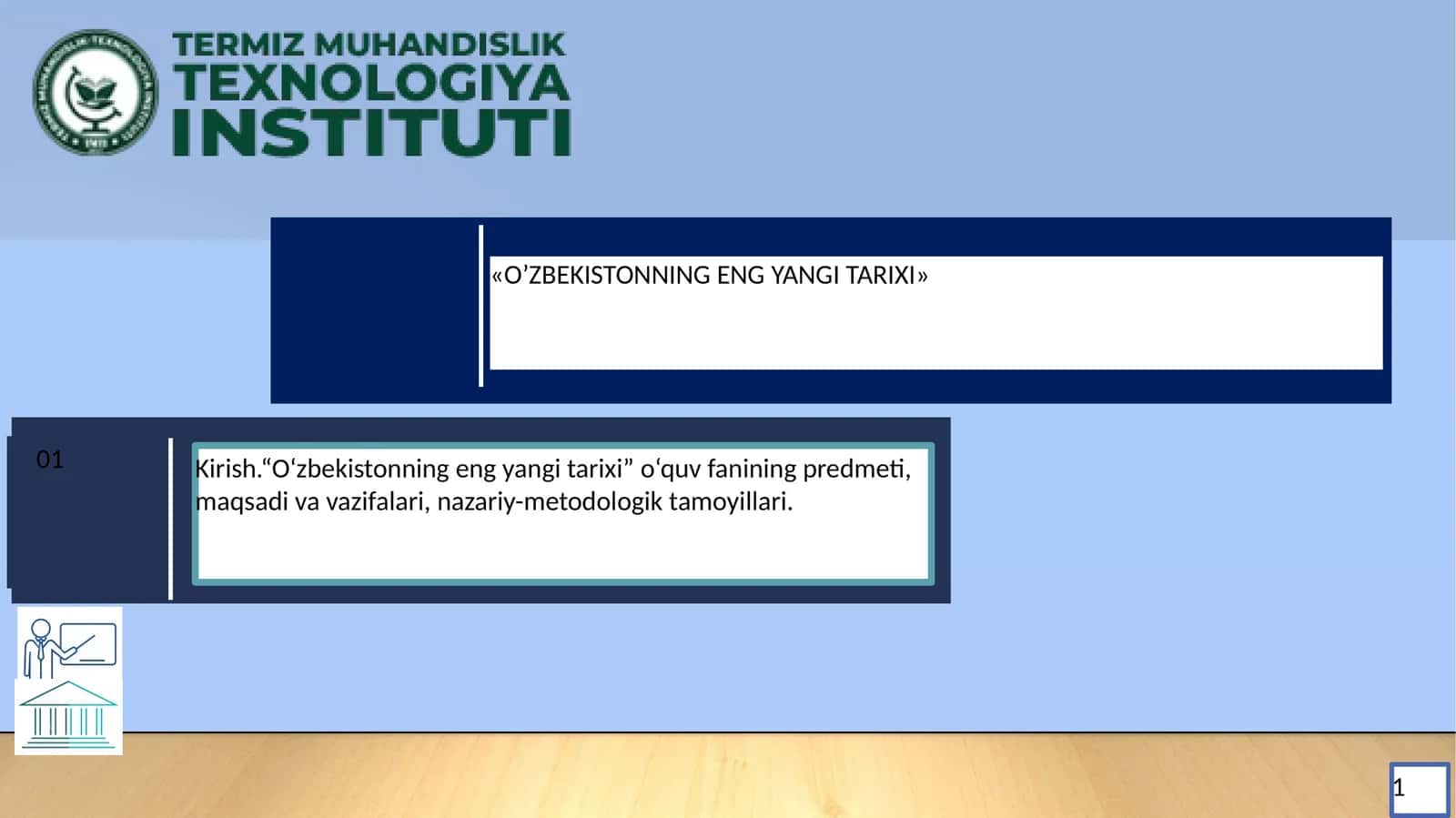 O‘zbekistonning eng yangi tarixi 1