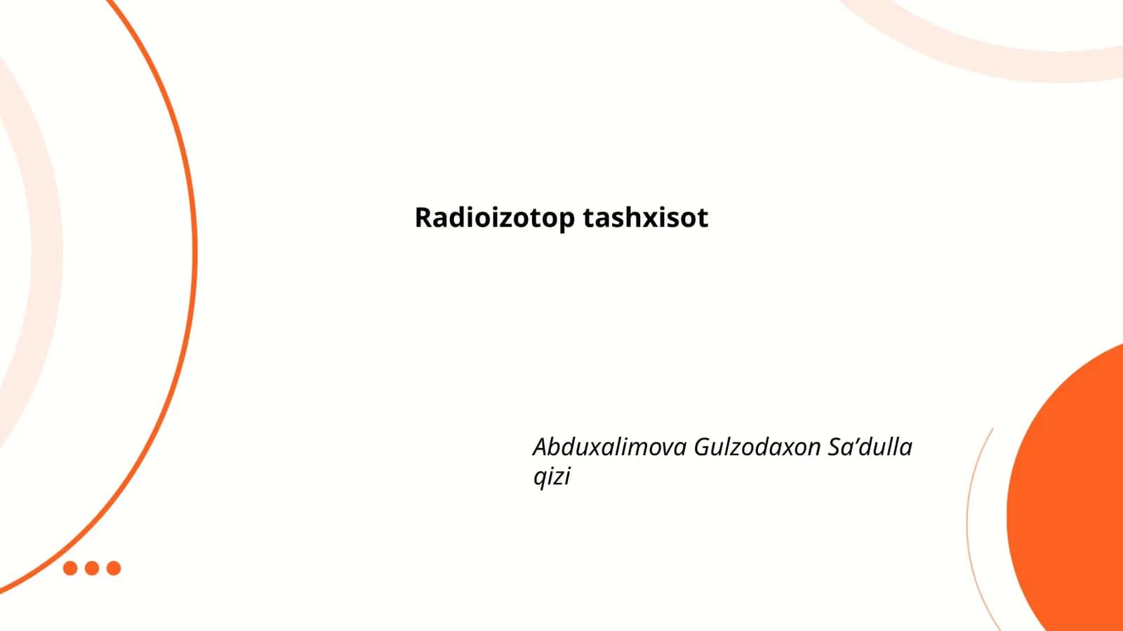 Radioizotop tashxisoti 1