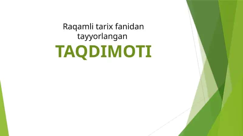 Vatan ostonadan boshlanadi - Qishlog'im tarixi 1