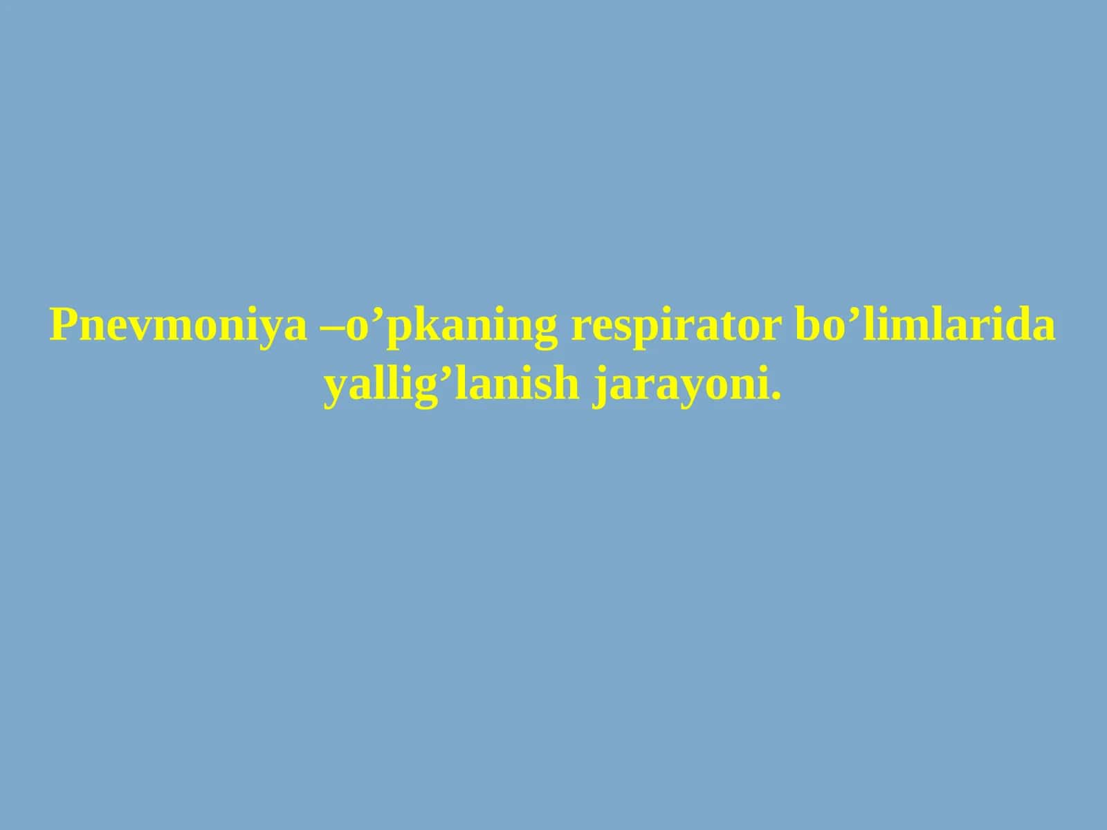 Atipik pnevmoniyalar 1