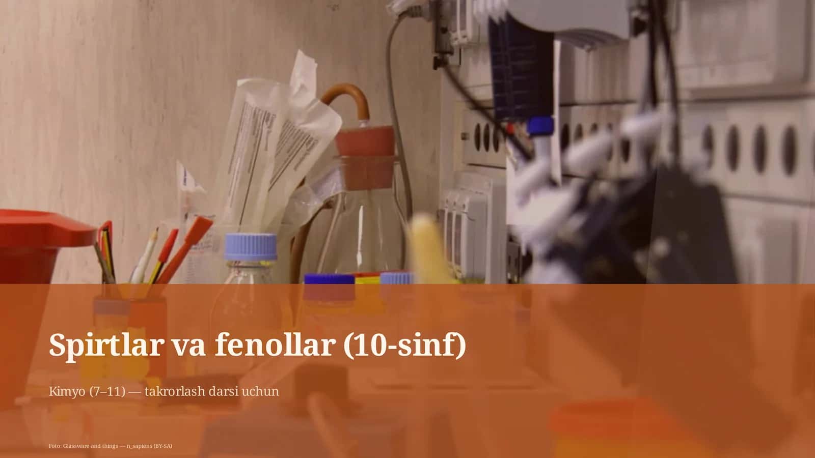 Spirtlar va fenollar (10-sinf) 1