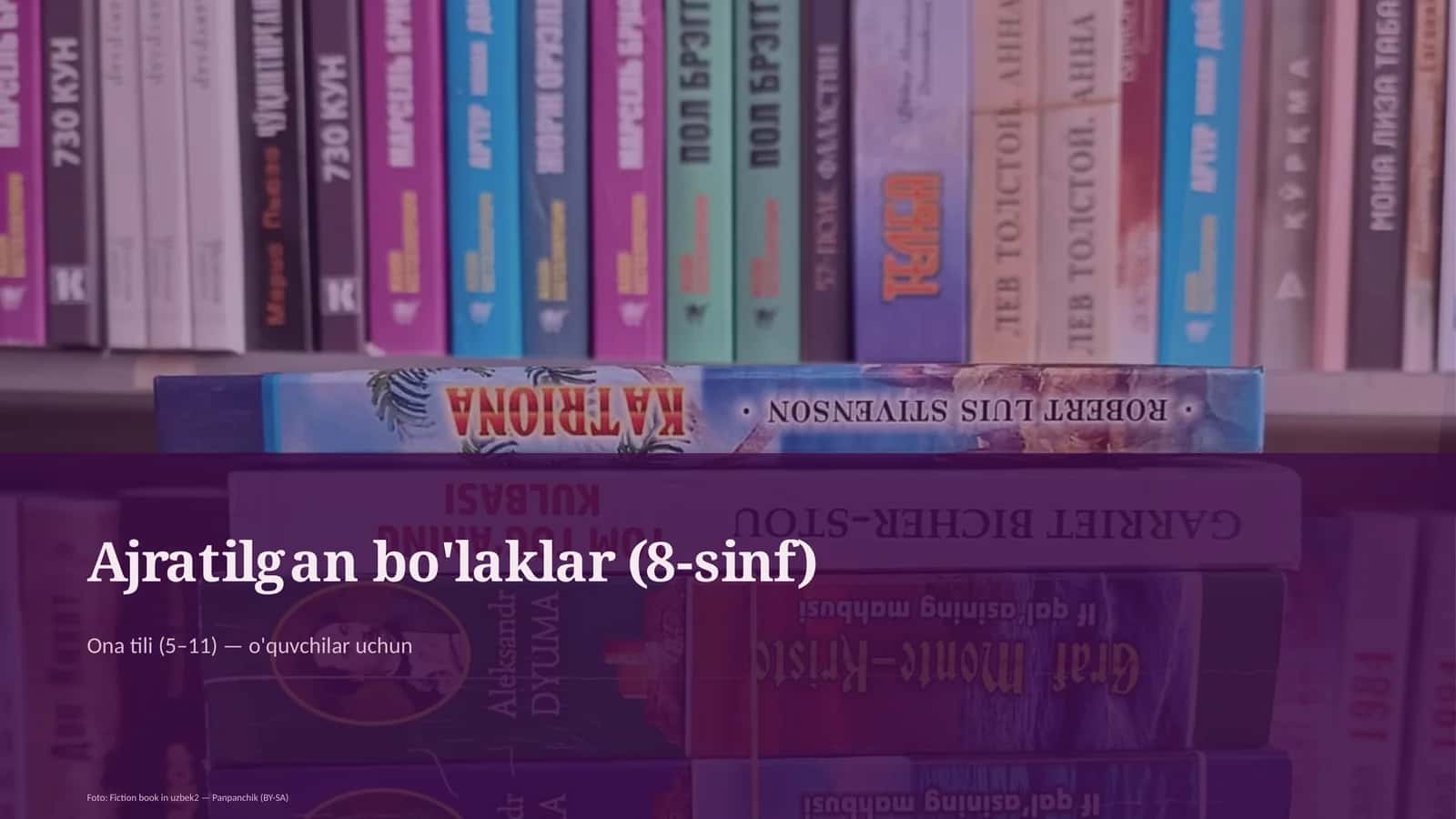 Ajratilgan bo'laklar (8-sinf) 1