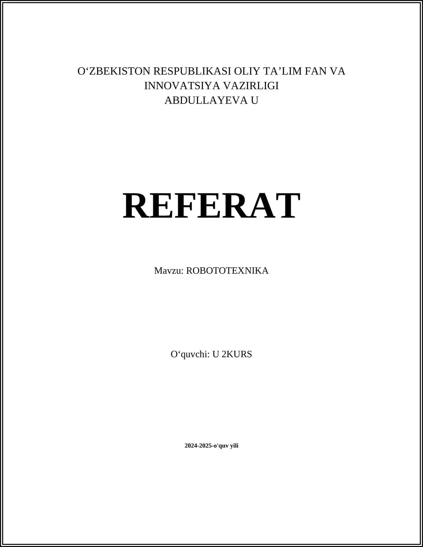 ROBOTOTEXNIKA 1
