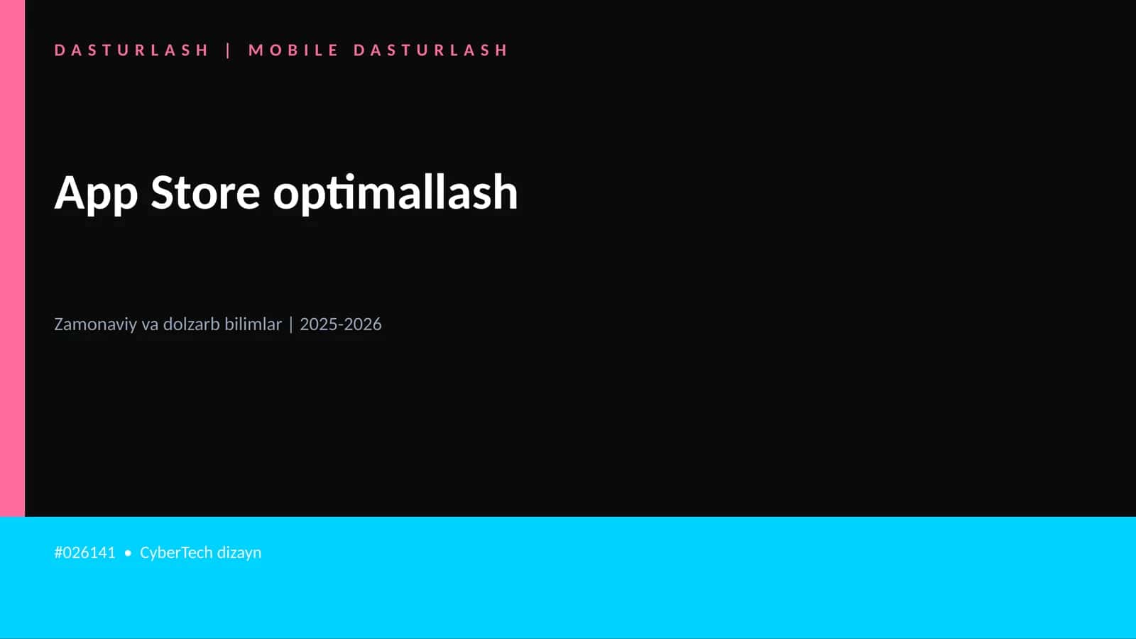 App Store optimallash 1