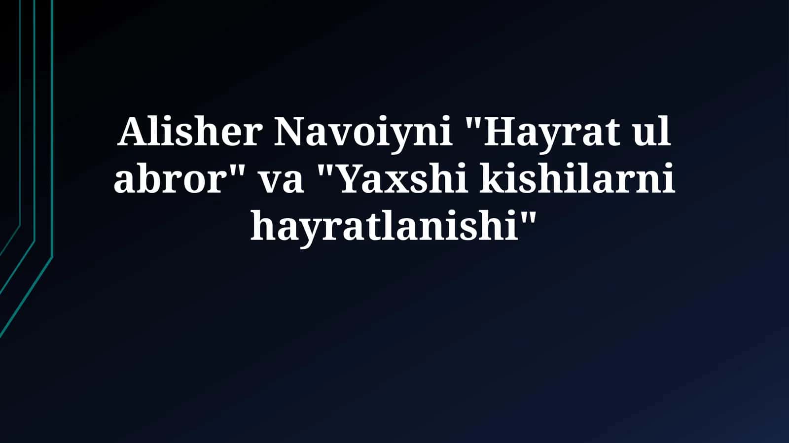 Hayrat ul Abror 1