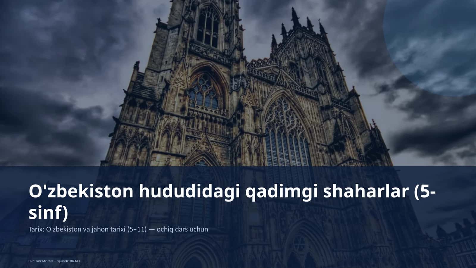O'zbekiston hududidagi qadimgi shaharlar (5-sinf) 1