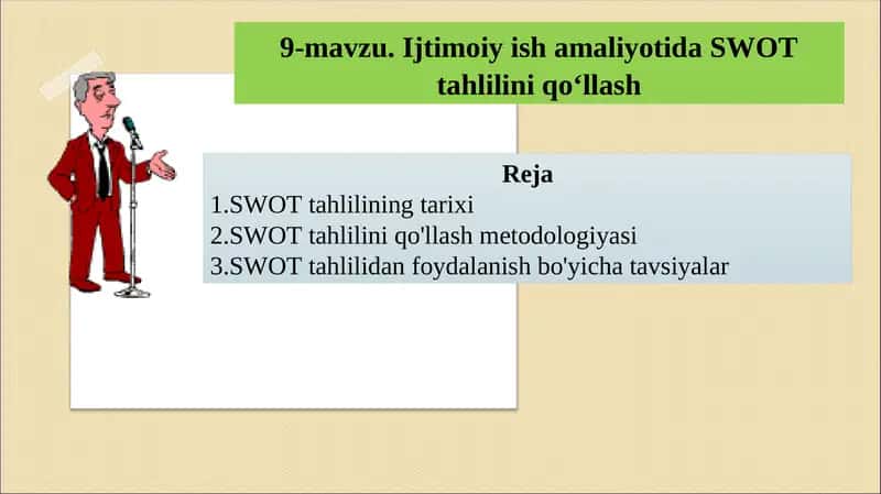 SWOT tahlili 1