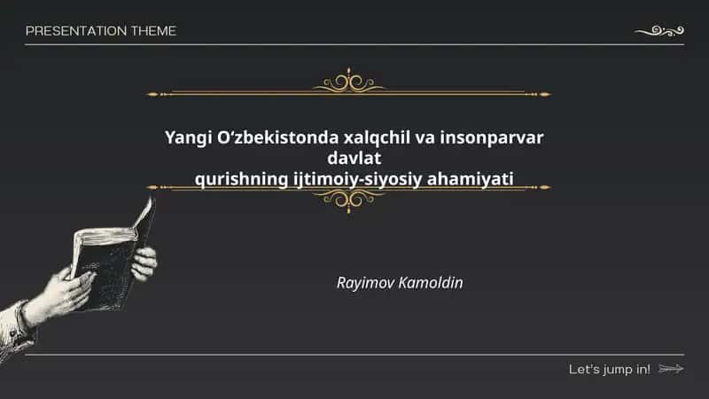 Yangi O‘zbekistonda xalqchil va insonparvar davlat qurishning ijtimoiy-siyosiy ahamiyati 1