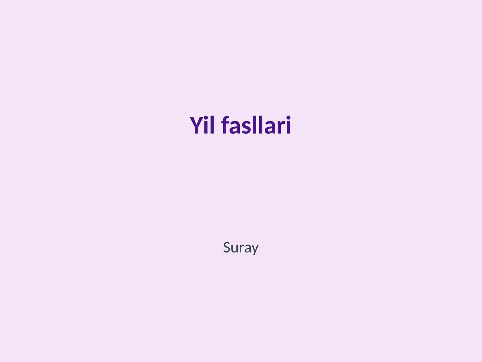 Yil fasllari 1