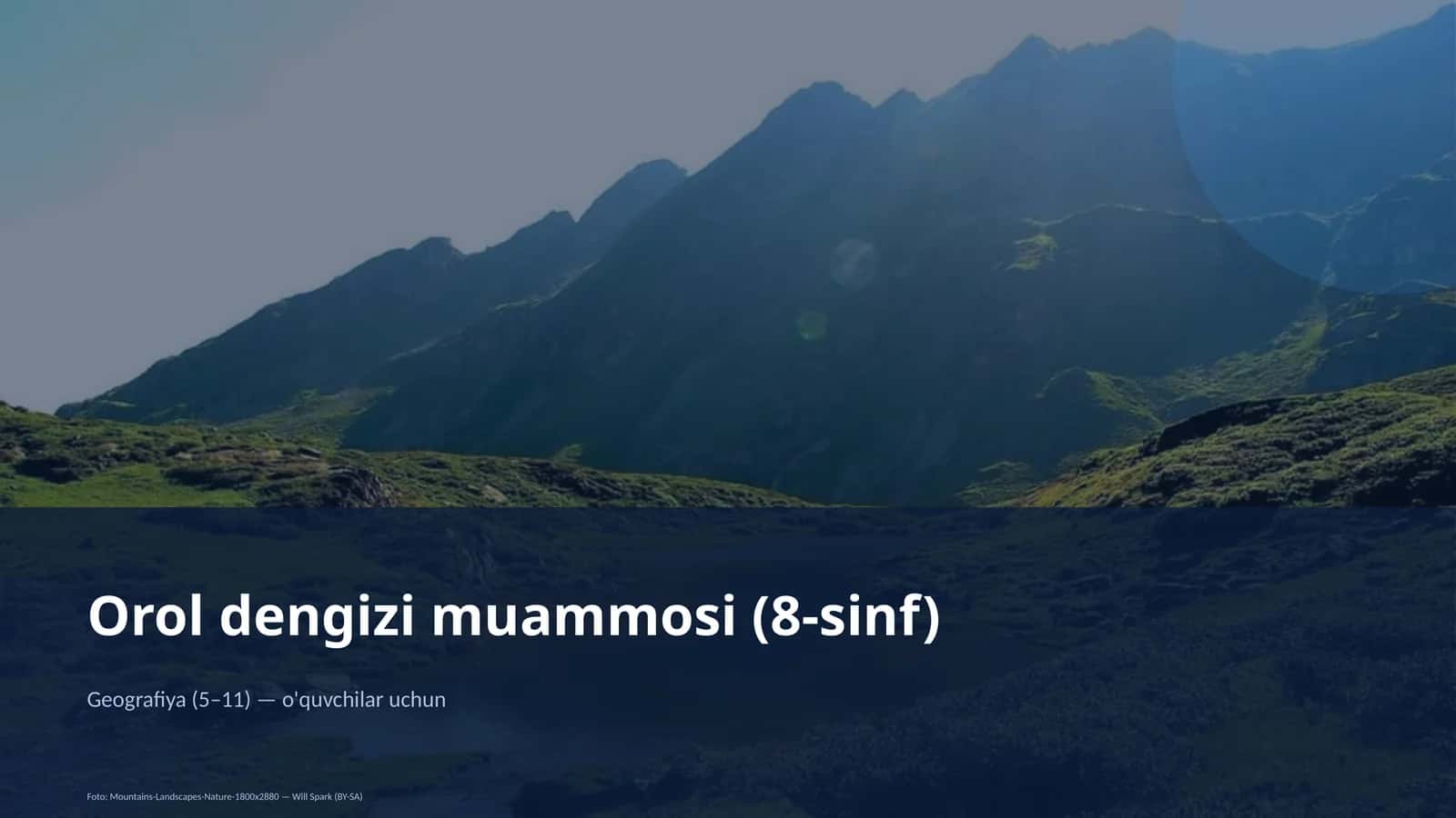 Orol dengizi muammosi (8-sinf) 1