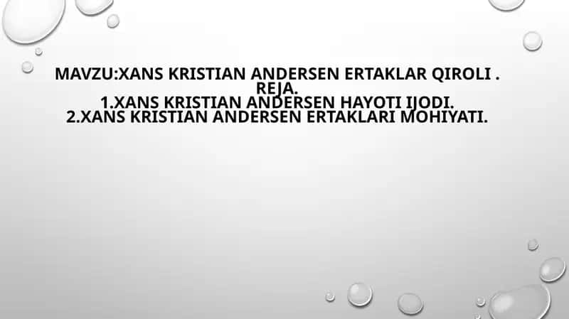 Xans Kristian Andersen 1
