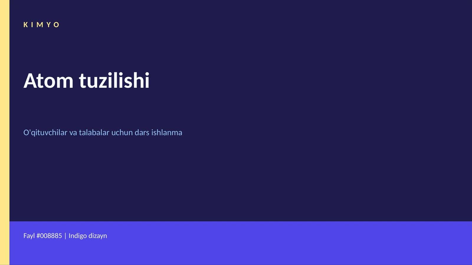 Atom tuzilishi 1