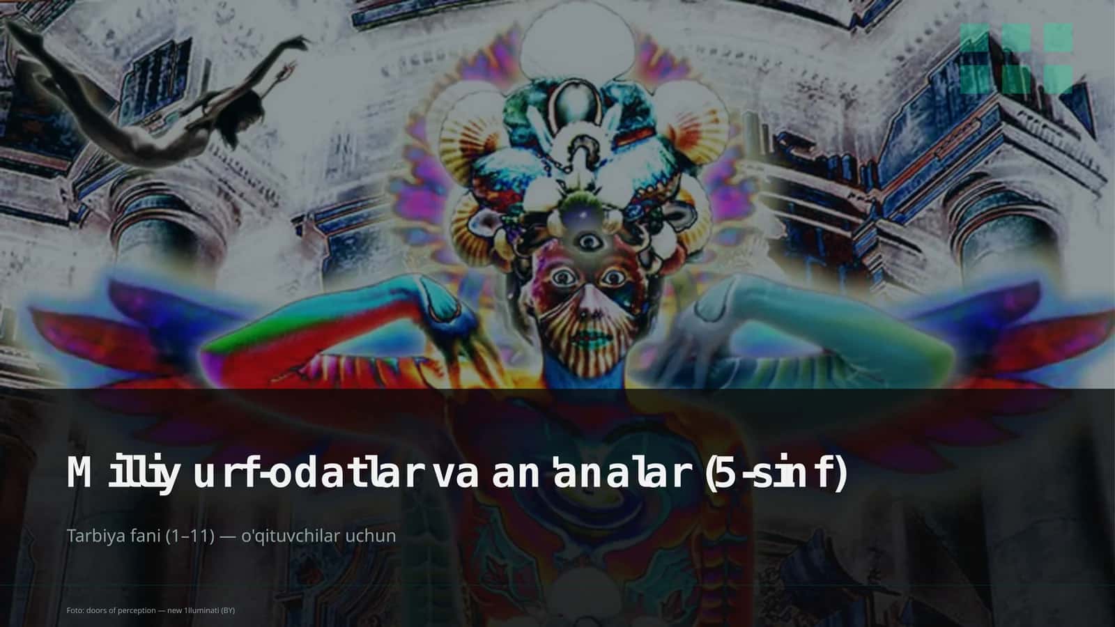 Milliy urf-odatlar va an'analar (5-sinf) 1