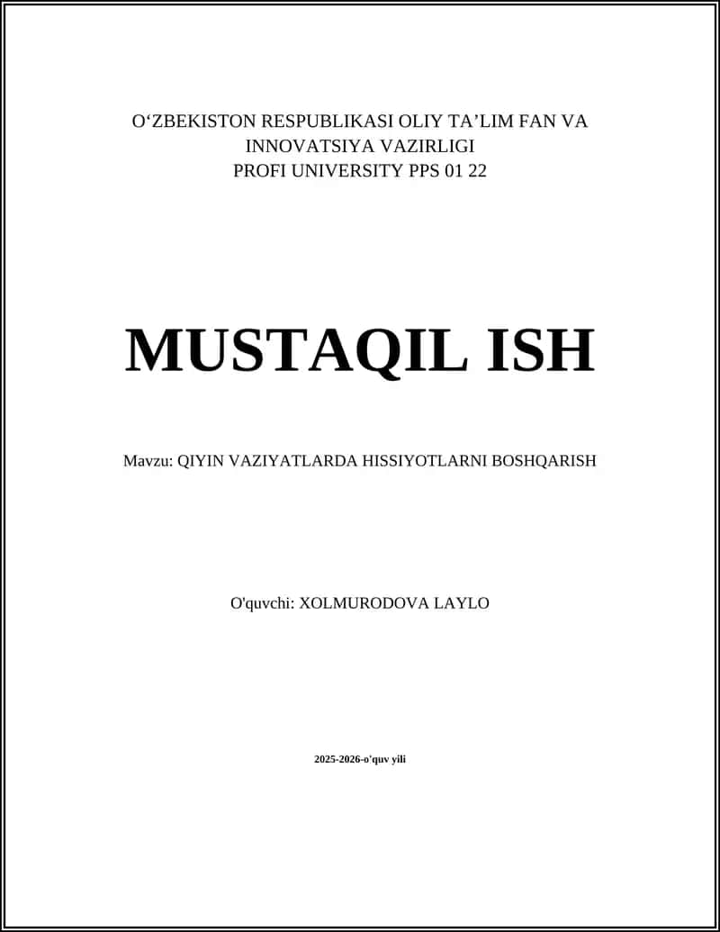 Emotsiyalarni aniqlash va nomlash 1