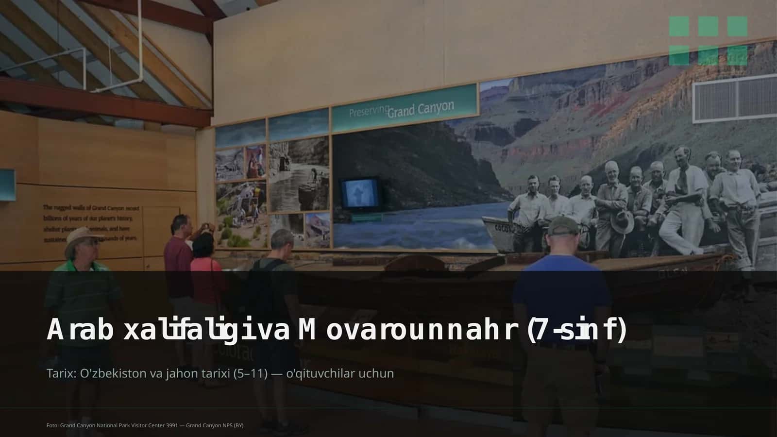 Arab xalifaligi va Movarounnahr (7-sinf) 1