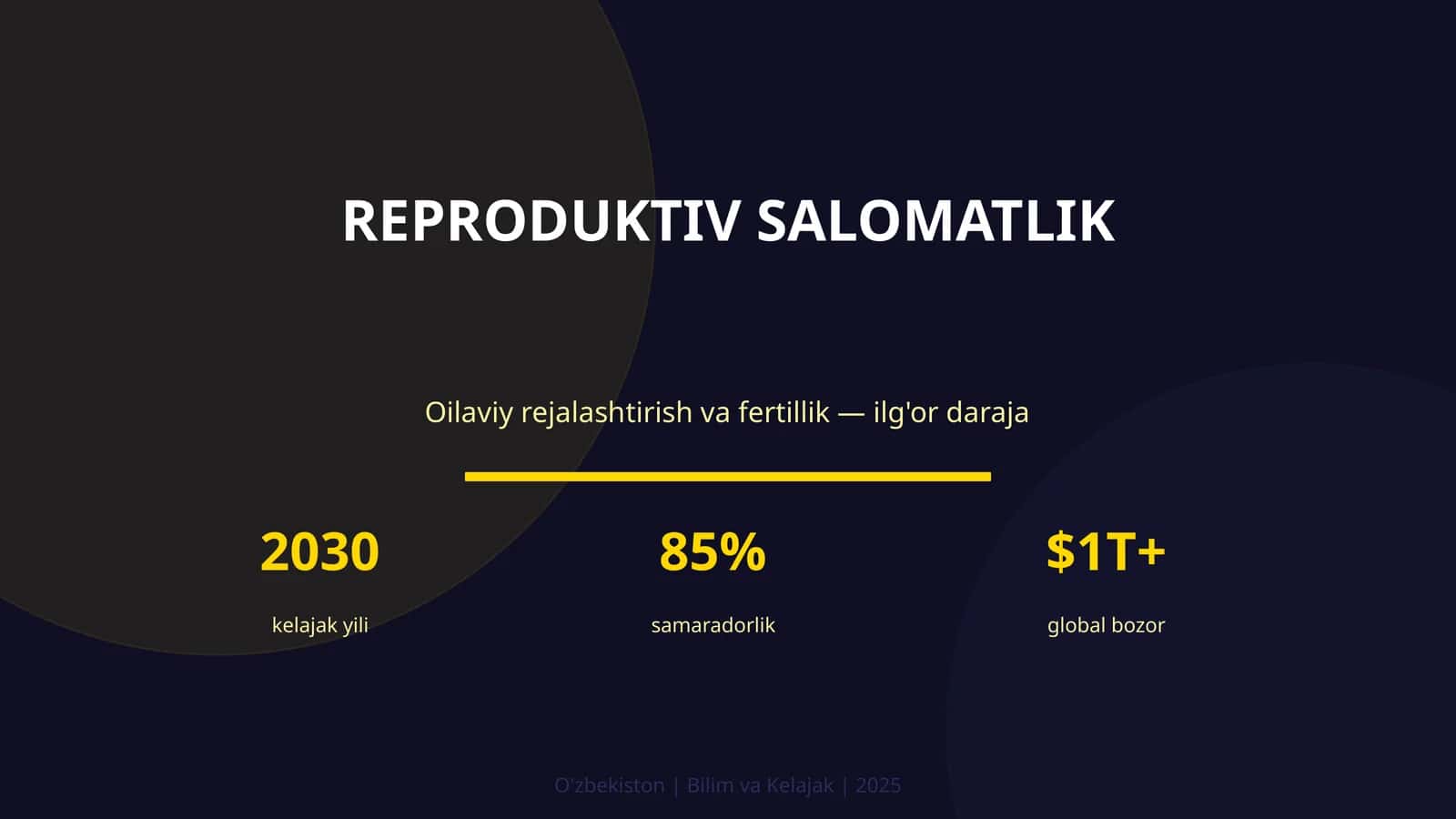 Reproduktiv salomatlik 1