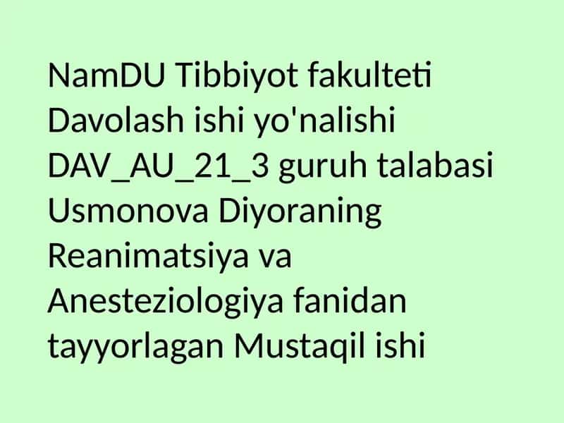 MAXALLIY ANESTEZIYA 1