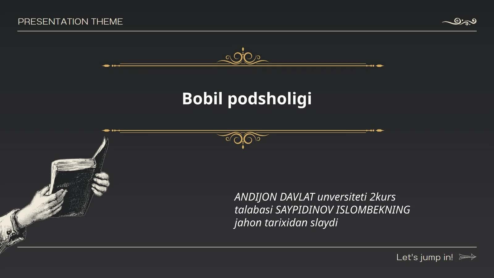 Bobil podsholigi 1