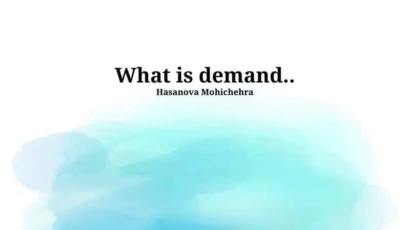 Applications of Demand Analysis 1