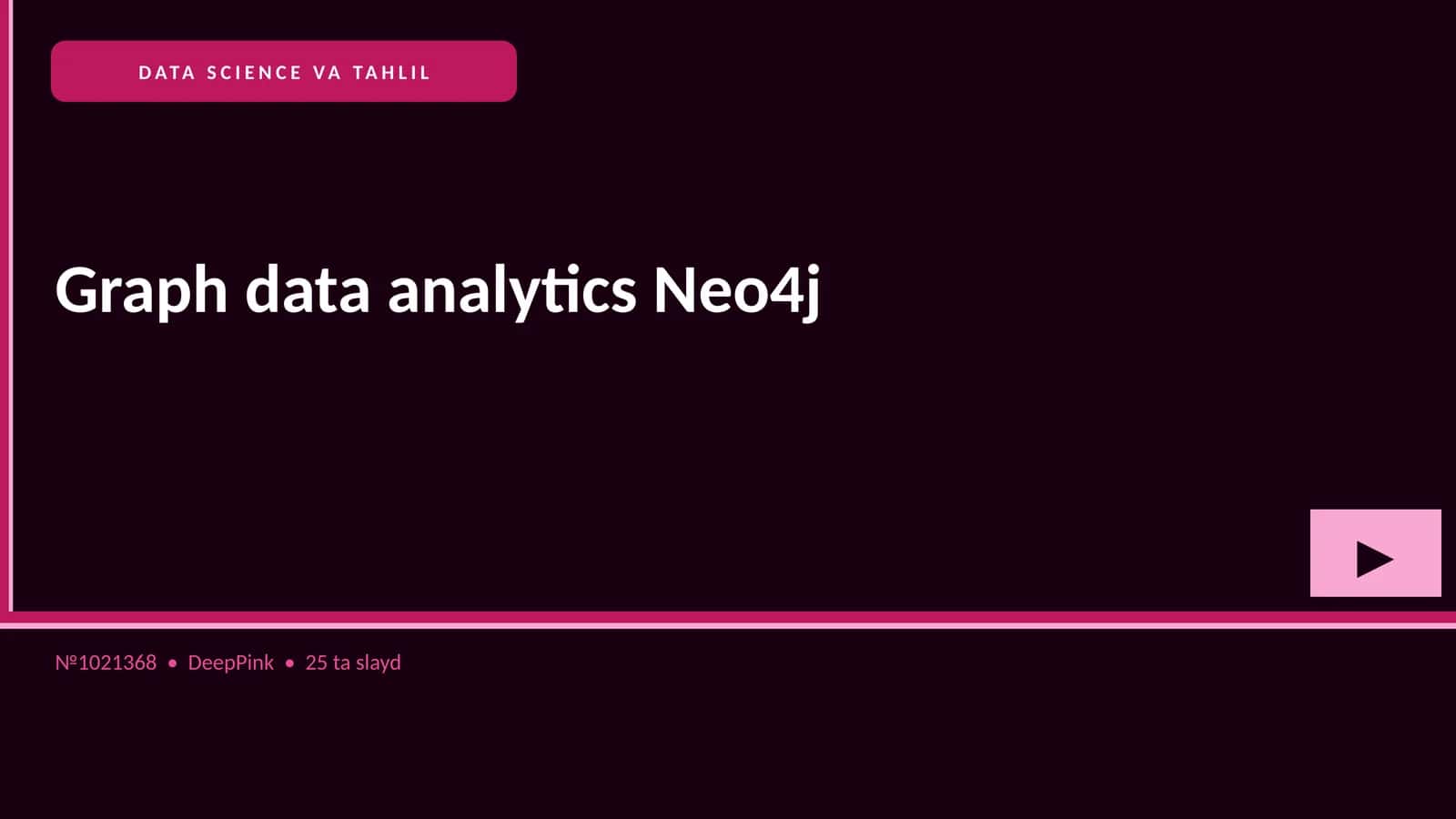 DATA SCIENCE VA TAHLIL 1