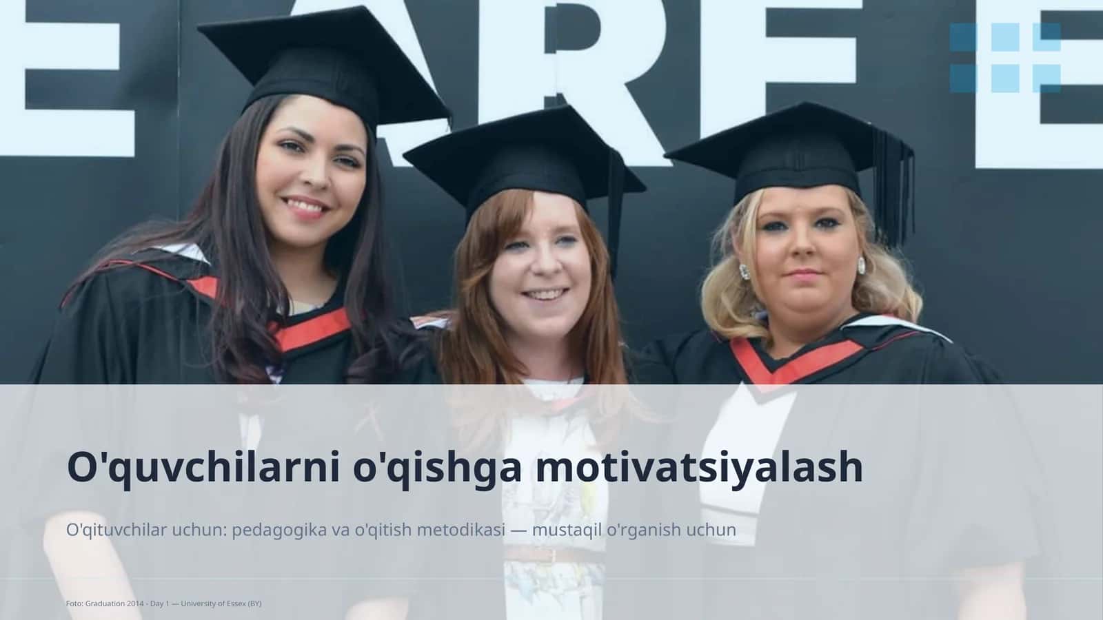 O'quvchilarni o'qishga motivatsiyalash 1