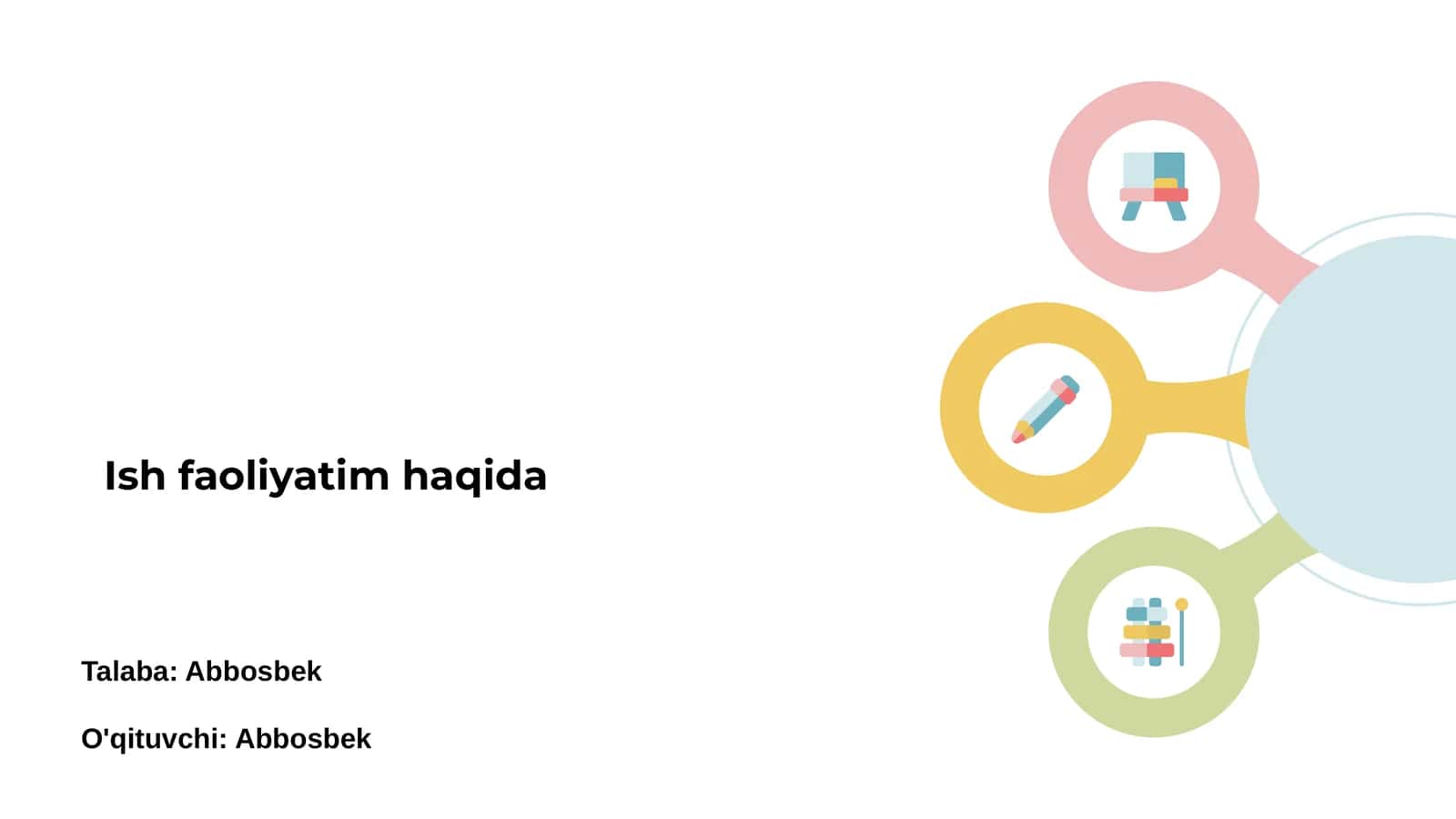 Ish Faoliyatim 1