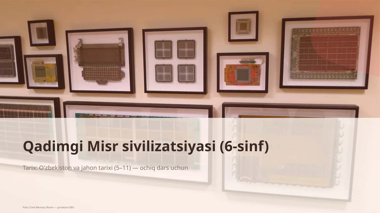 Qadimgi Misr sivilizatsiyasi (6-sinf) 1