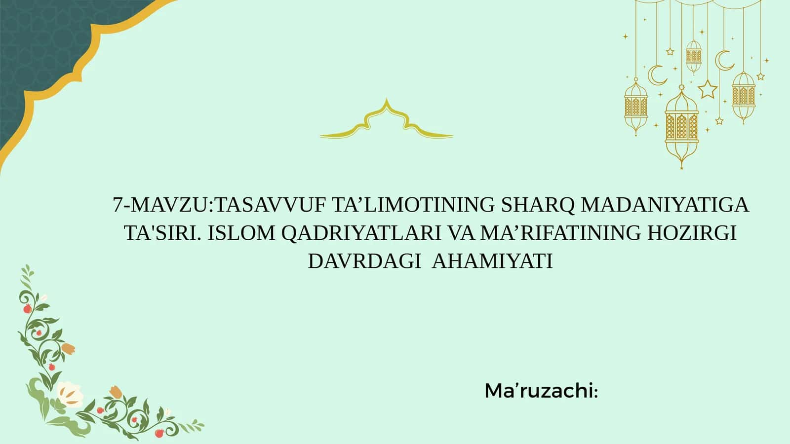 Taqdimot 1