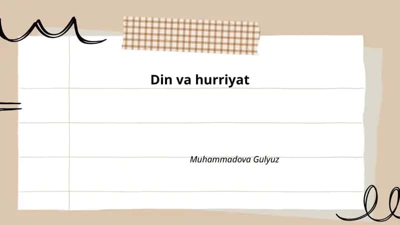 Din va hurriyat 1