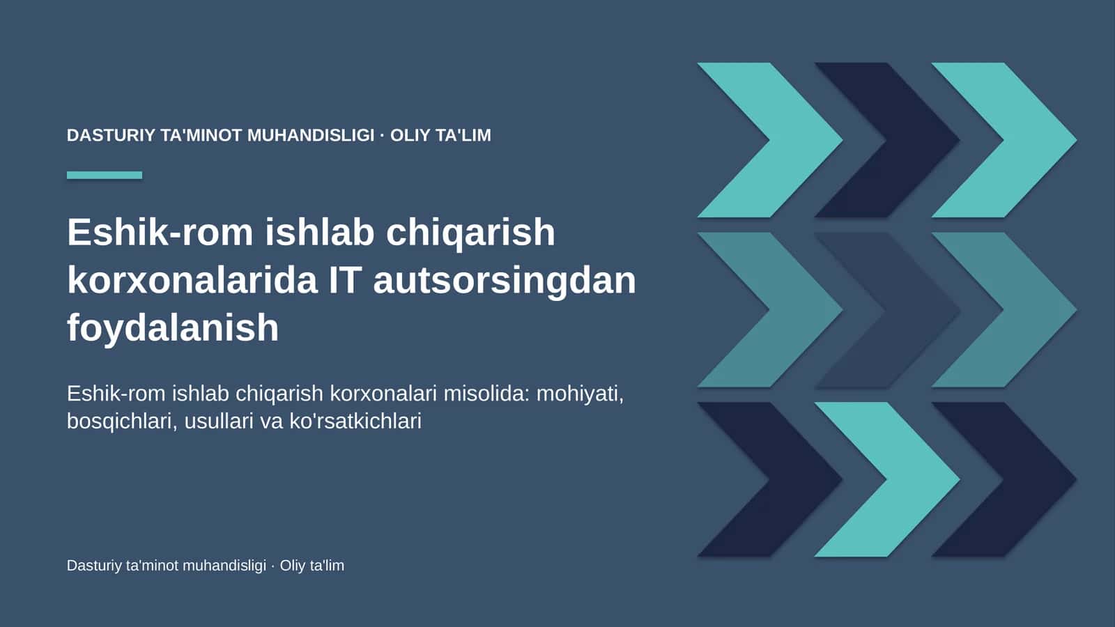eshik rom ishlab chiqarish korxonalarida it autsorsingdan foydalanish 2337 1