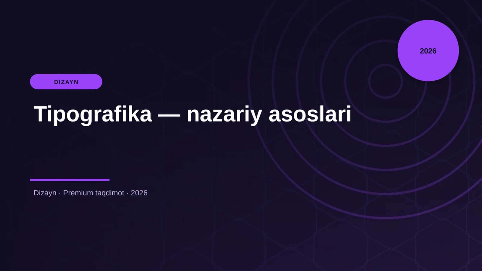 Tipografika — nazariy asoslari 1