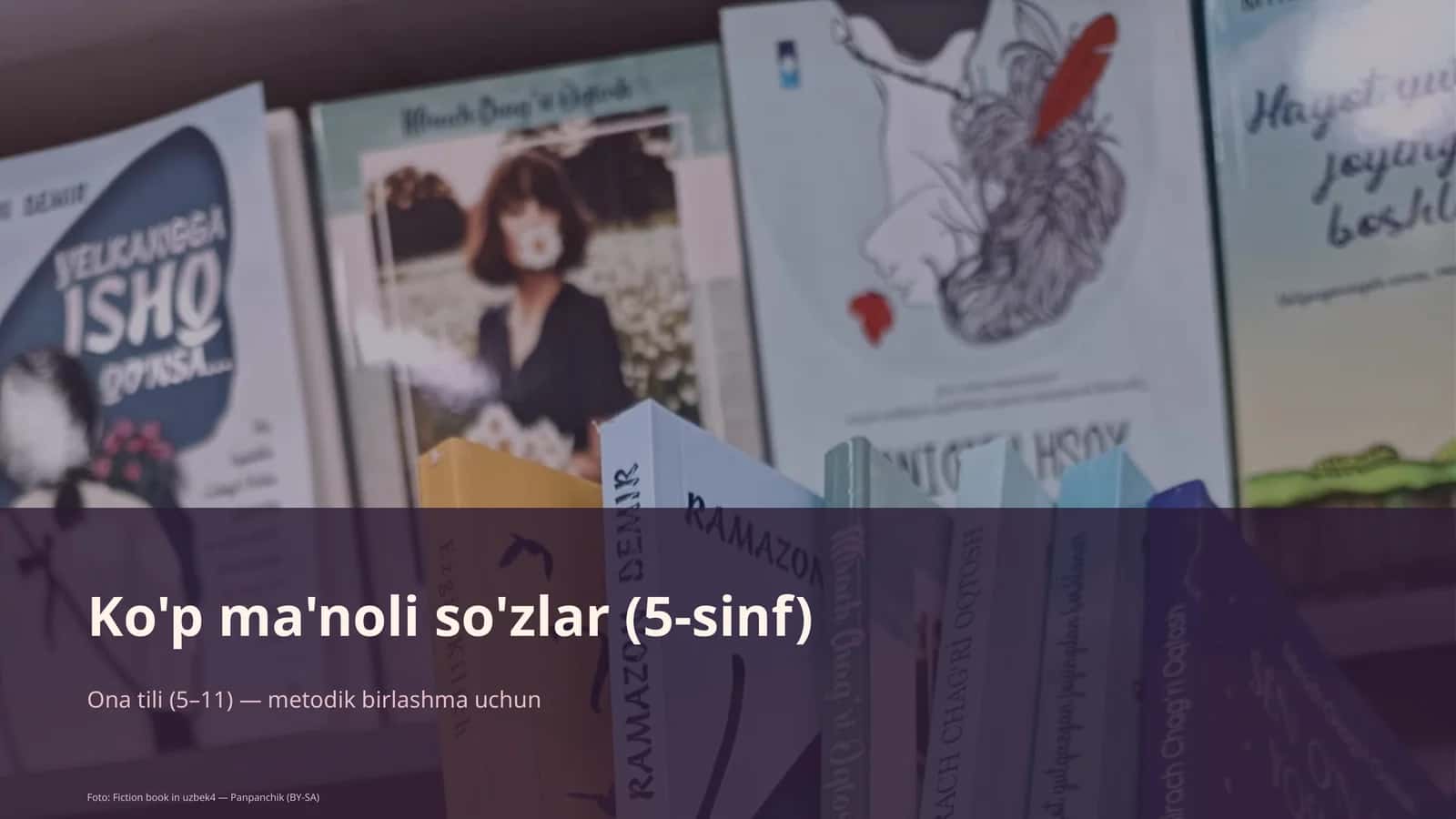 Ko'p ma'noli so'zlar (5-sinf) 1