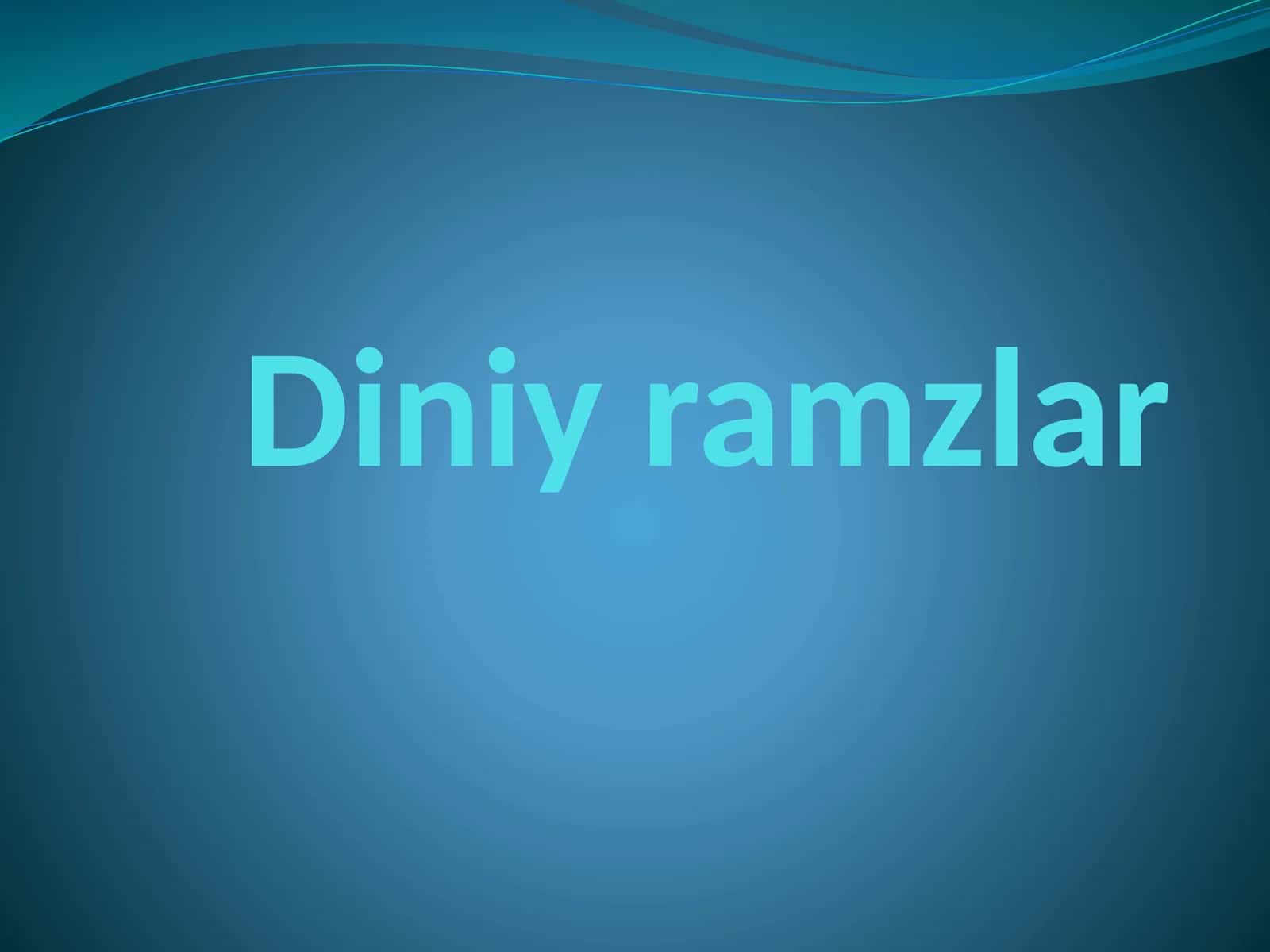Diniy ramzlar 1