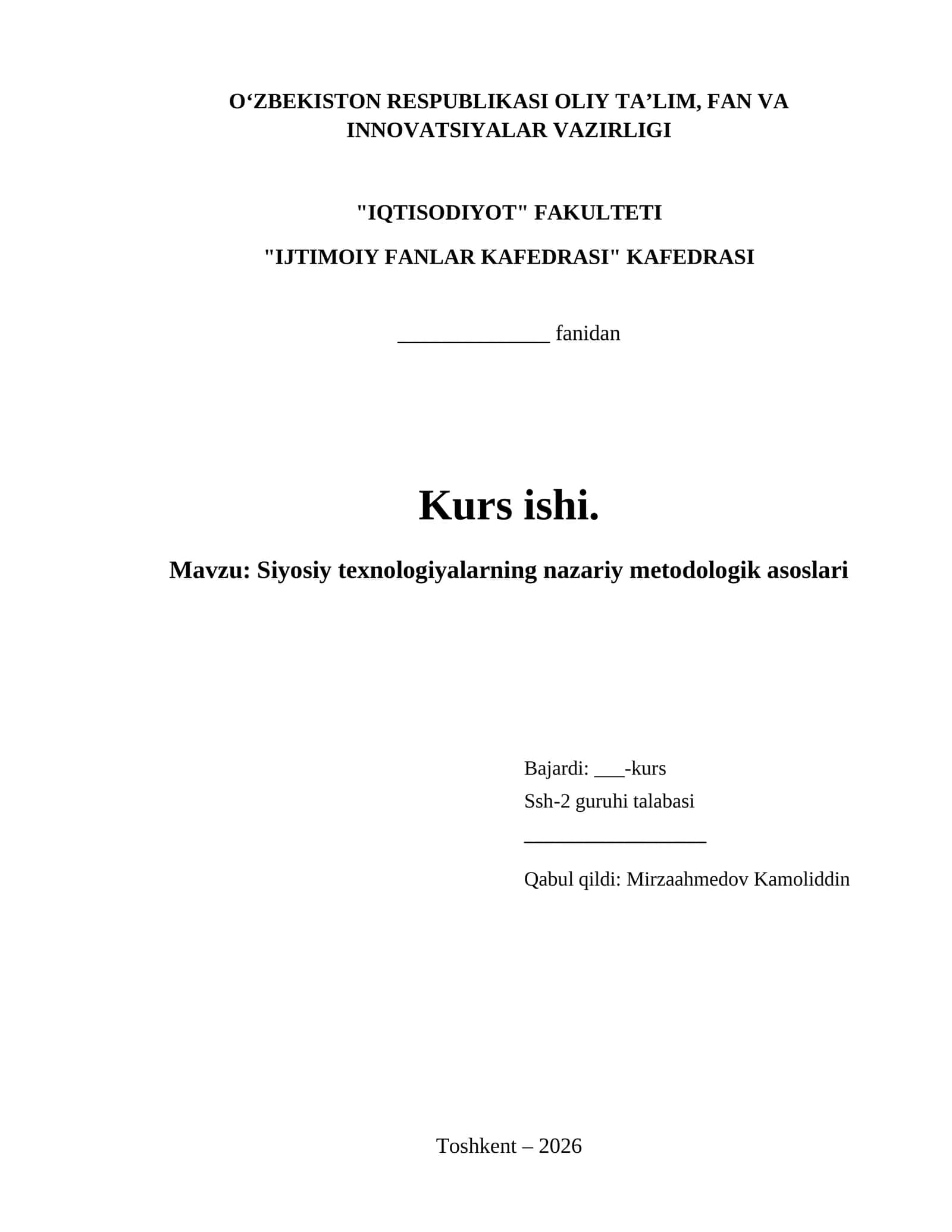 Siyosiy texnologiyalarning nazariy metodologik asoslari 1