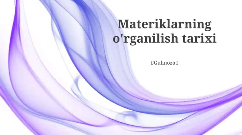 Materiklarning o'rganilish tarixi 1