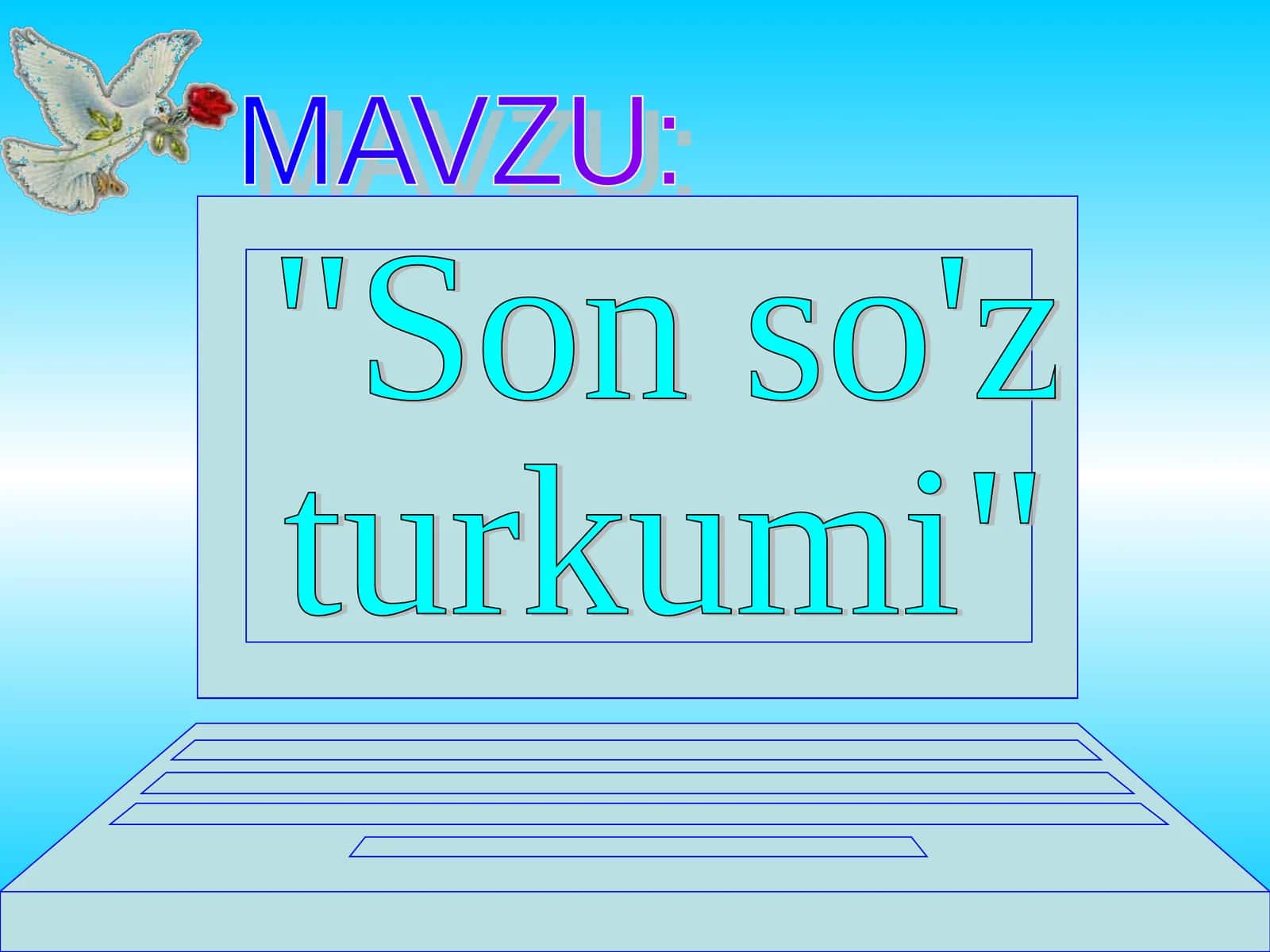 Son soz turkumi 1