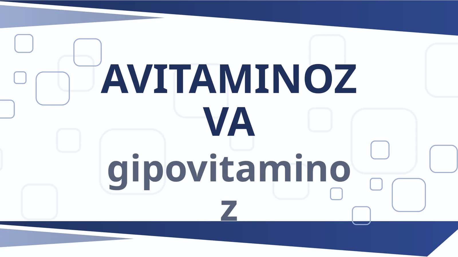 Vitaminlar 1