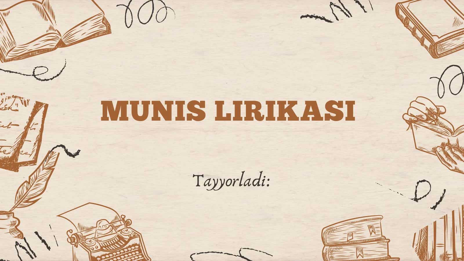 Munis Lirikasi 1