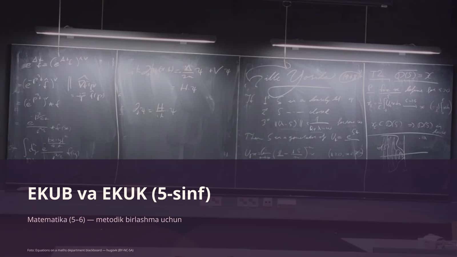 EKUB va EKUK (5-sinf) 1