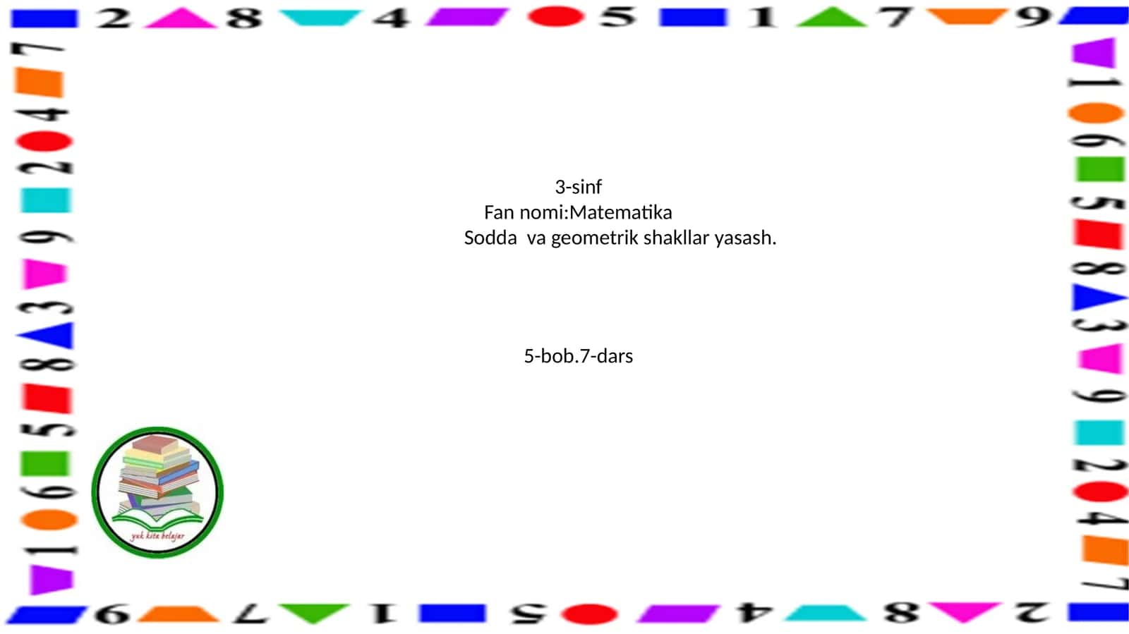 Matematika fan nomi 1