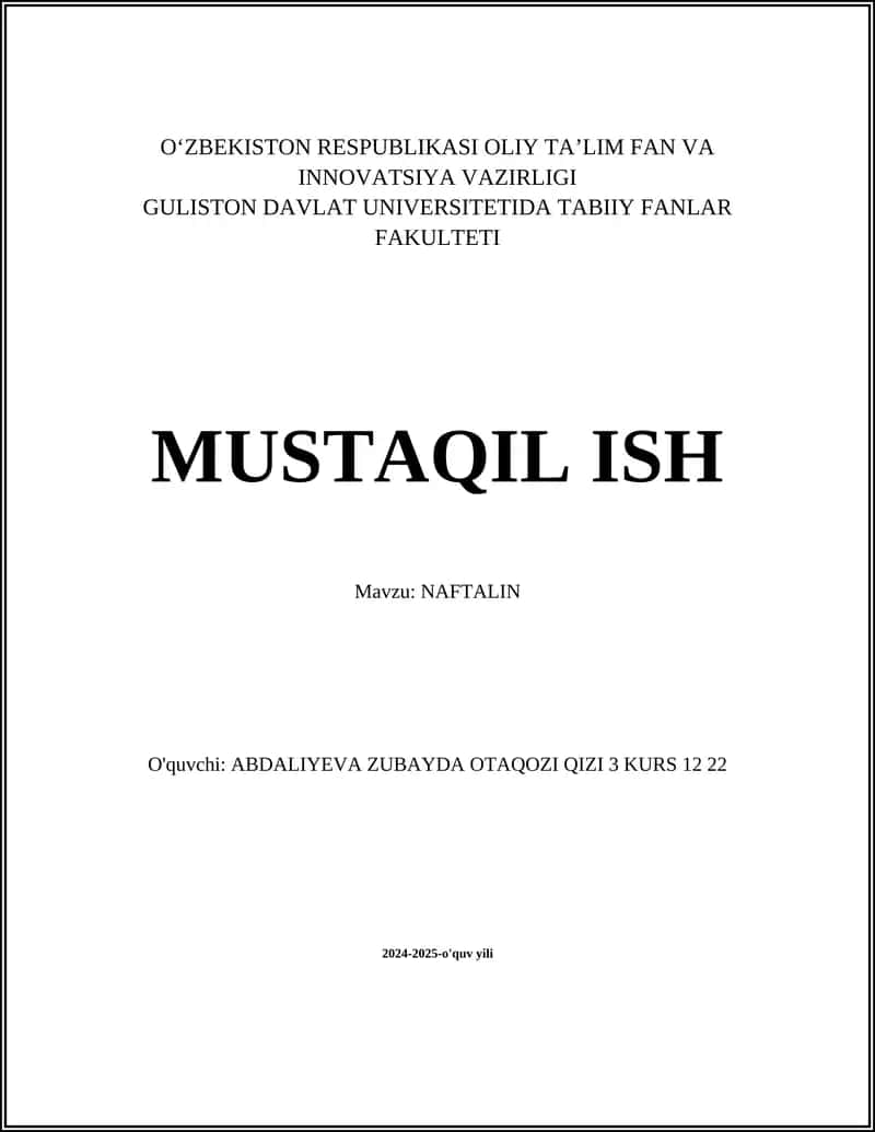 NAFTALIN 1