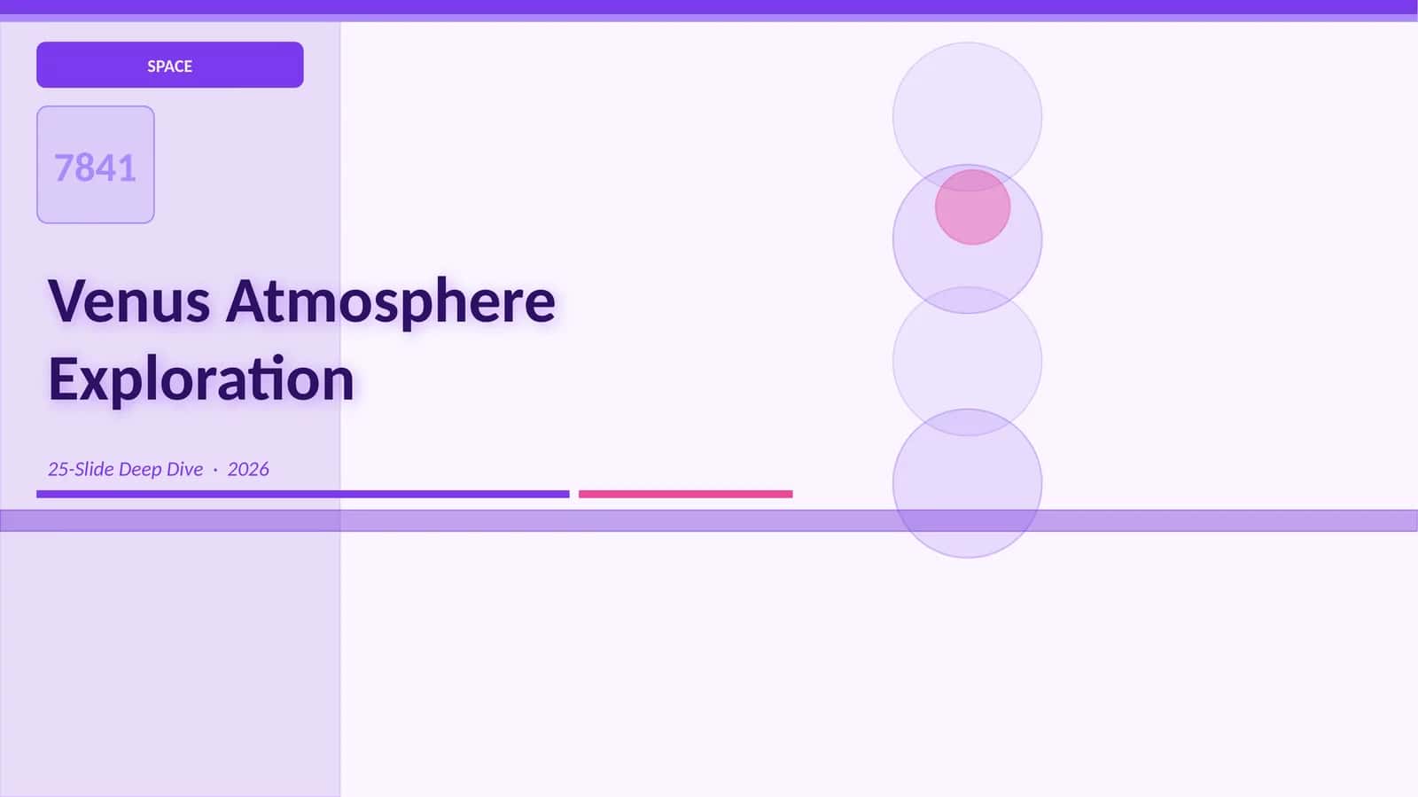 Venus Atmosphere Exploration 1