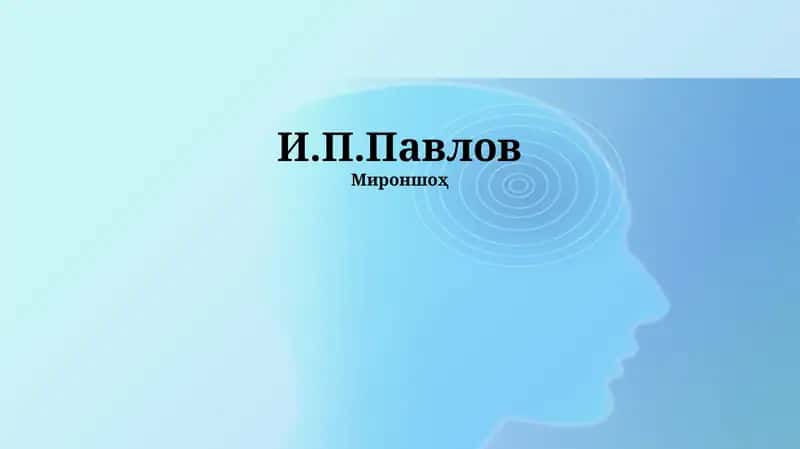 И.П.Павлов 1