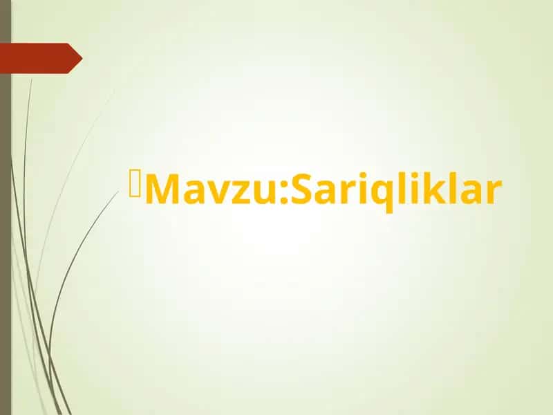 Sariqlik 1