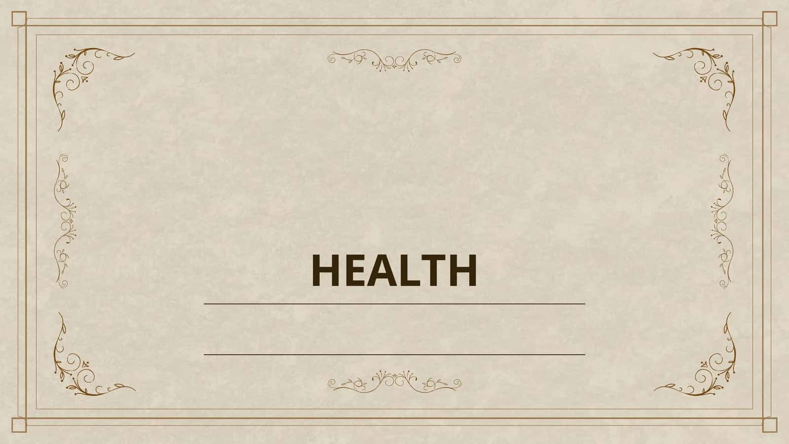 HEALTH 1