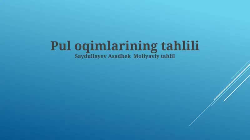 Impuls toklarining Generatsiyasi 1