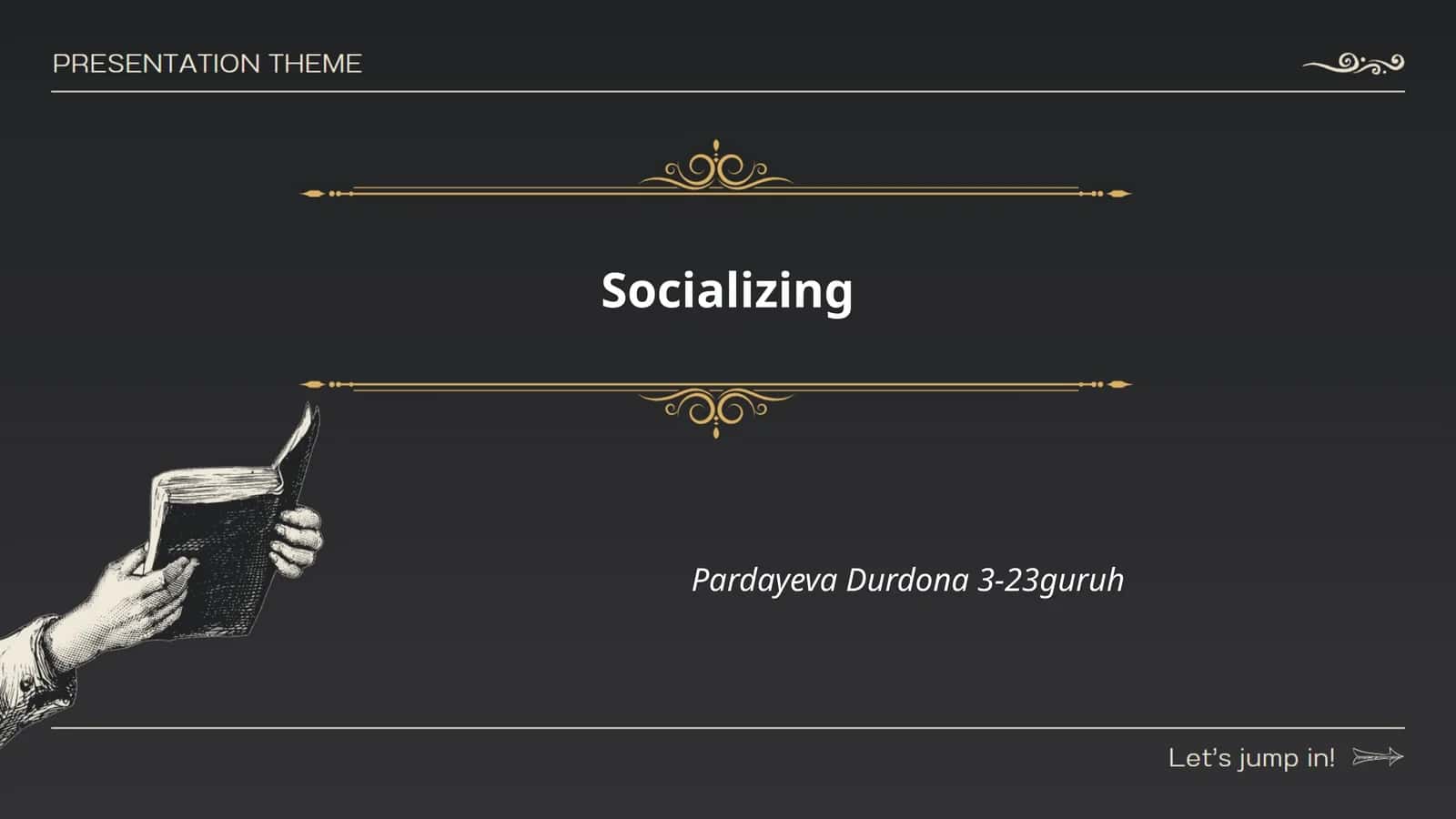 Socializing 1