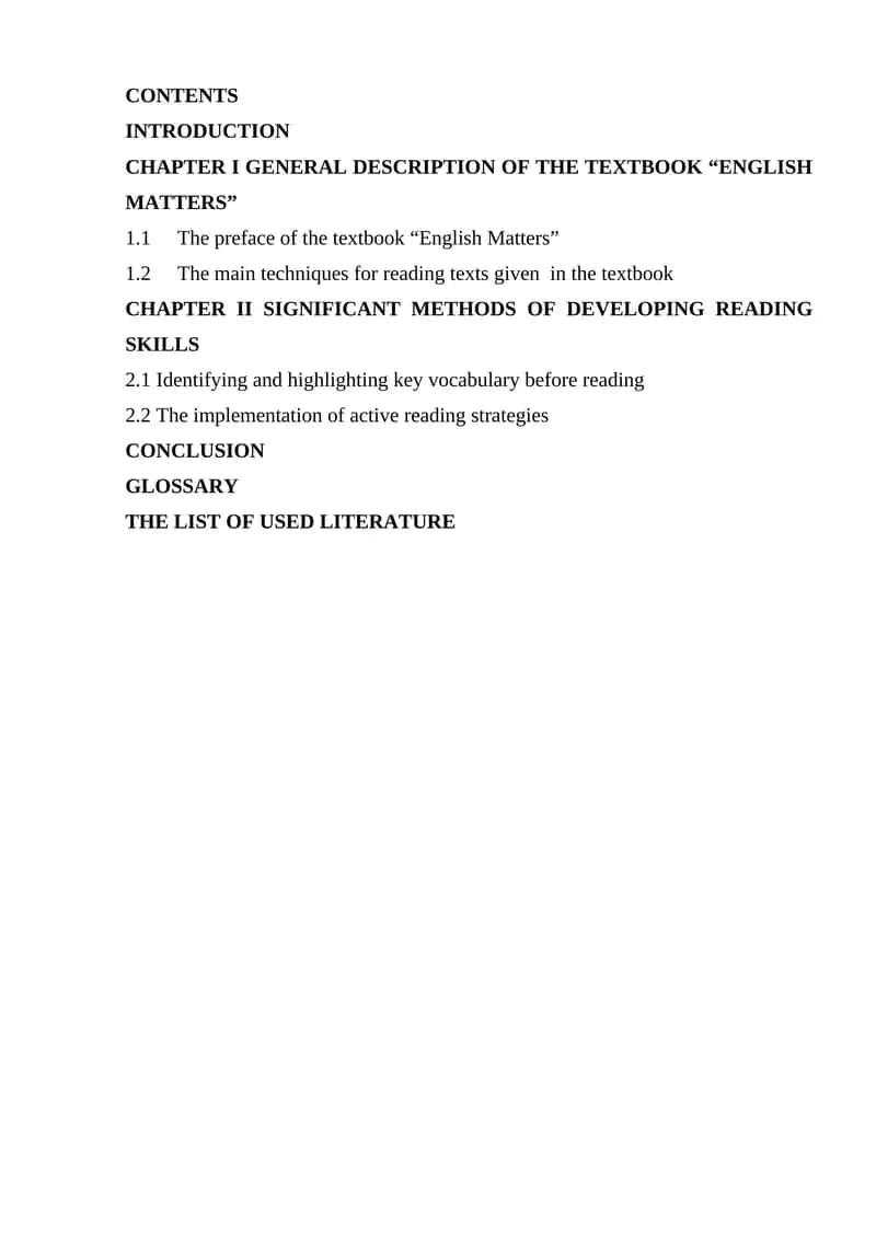 SIGNIFICANT METHODS OF DEVELOPING READING SKILLS 1